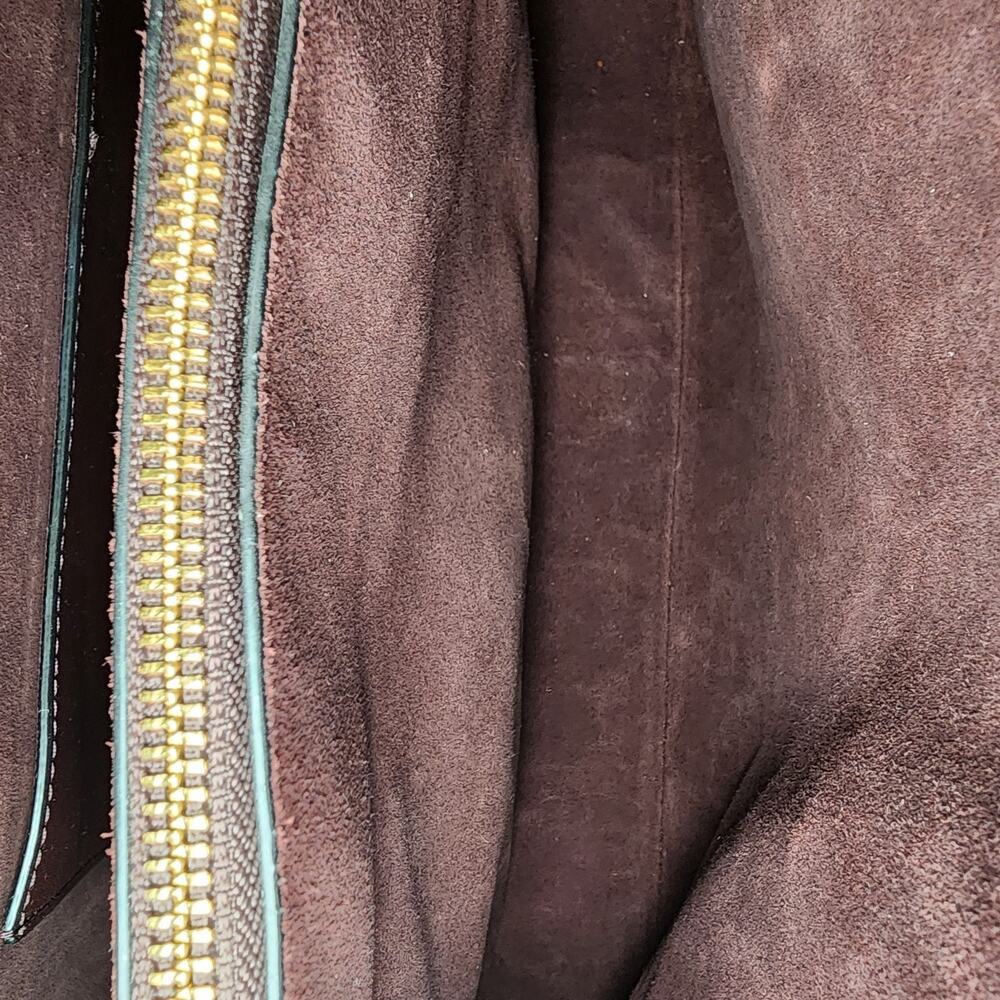 CL838 Coach 1941 Bordeaux Cooper Carryall in Colorblock with Border Rivets - Picture 8 of 12